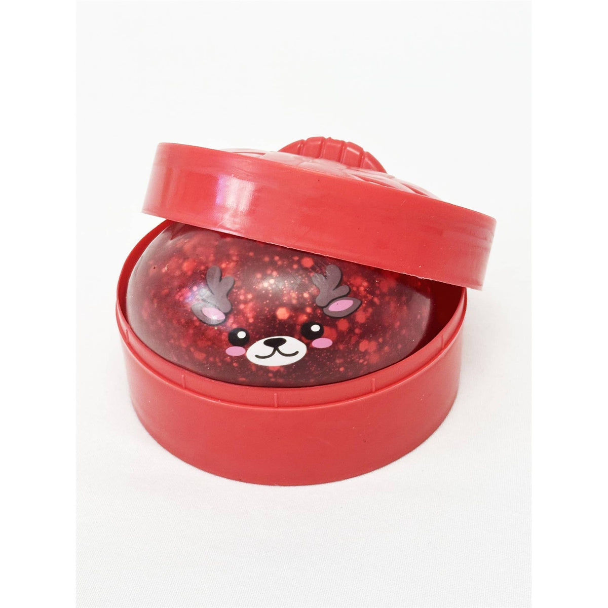 Christmas Dumpling Glitter Gel Squishy Toy