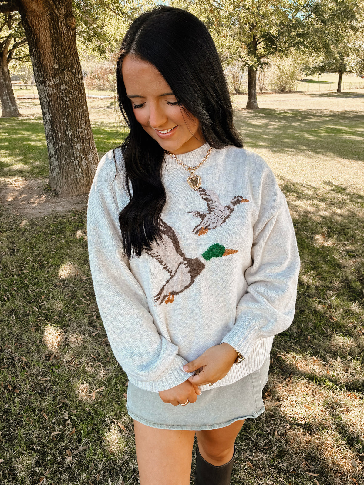 Flock Party Duck Sweater