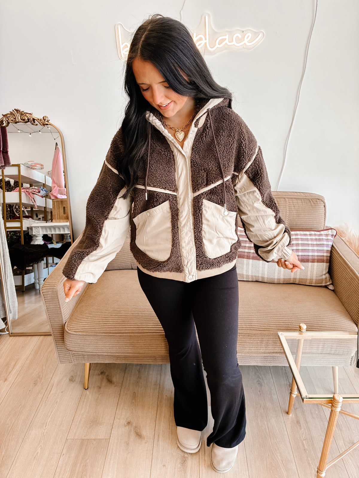 Bonfire Night Sherpa Jacket