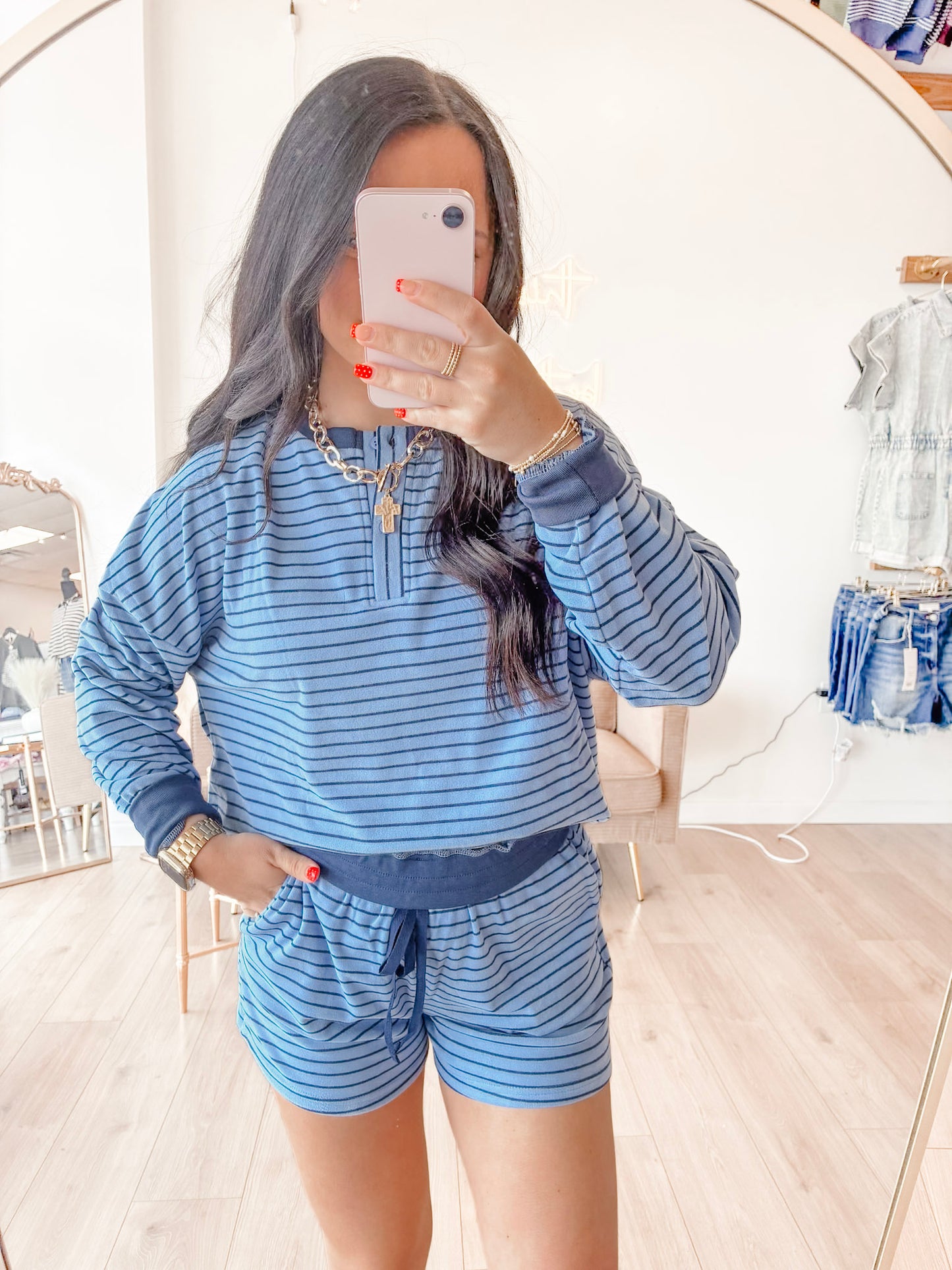 Blueberry Cobbler Short Set