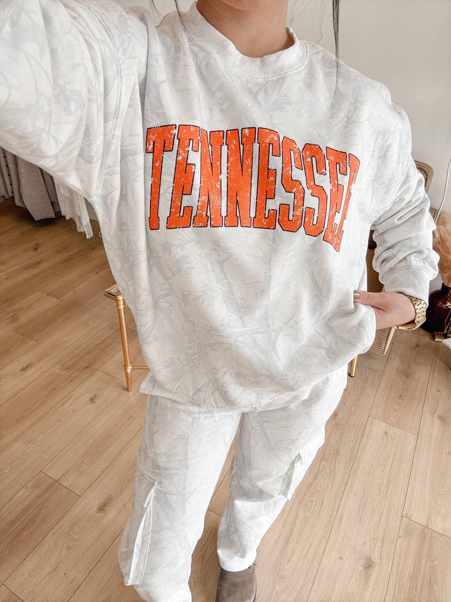 Varsity Camo TENNESSEE Crewneck