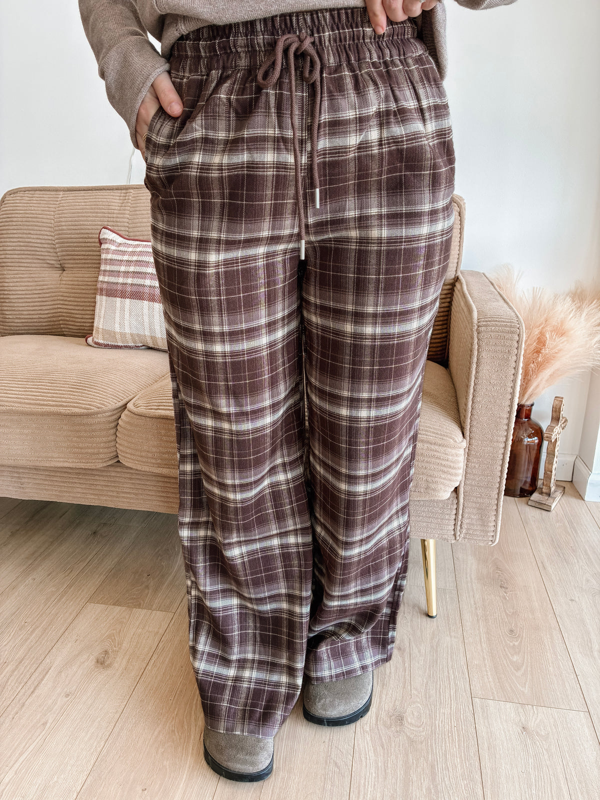 Pecan Pie Plaid Pants
