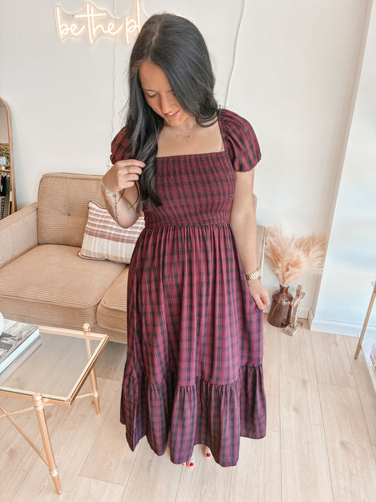 Apple Pickin' Midi Dress