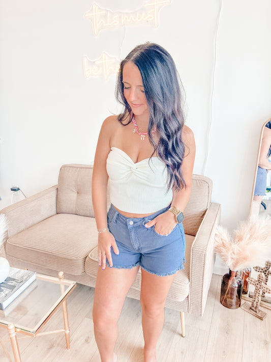Blue Collar Denim Shorts
