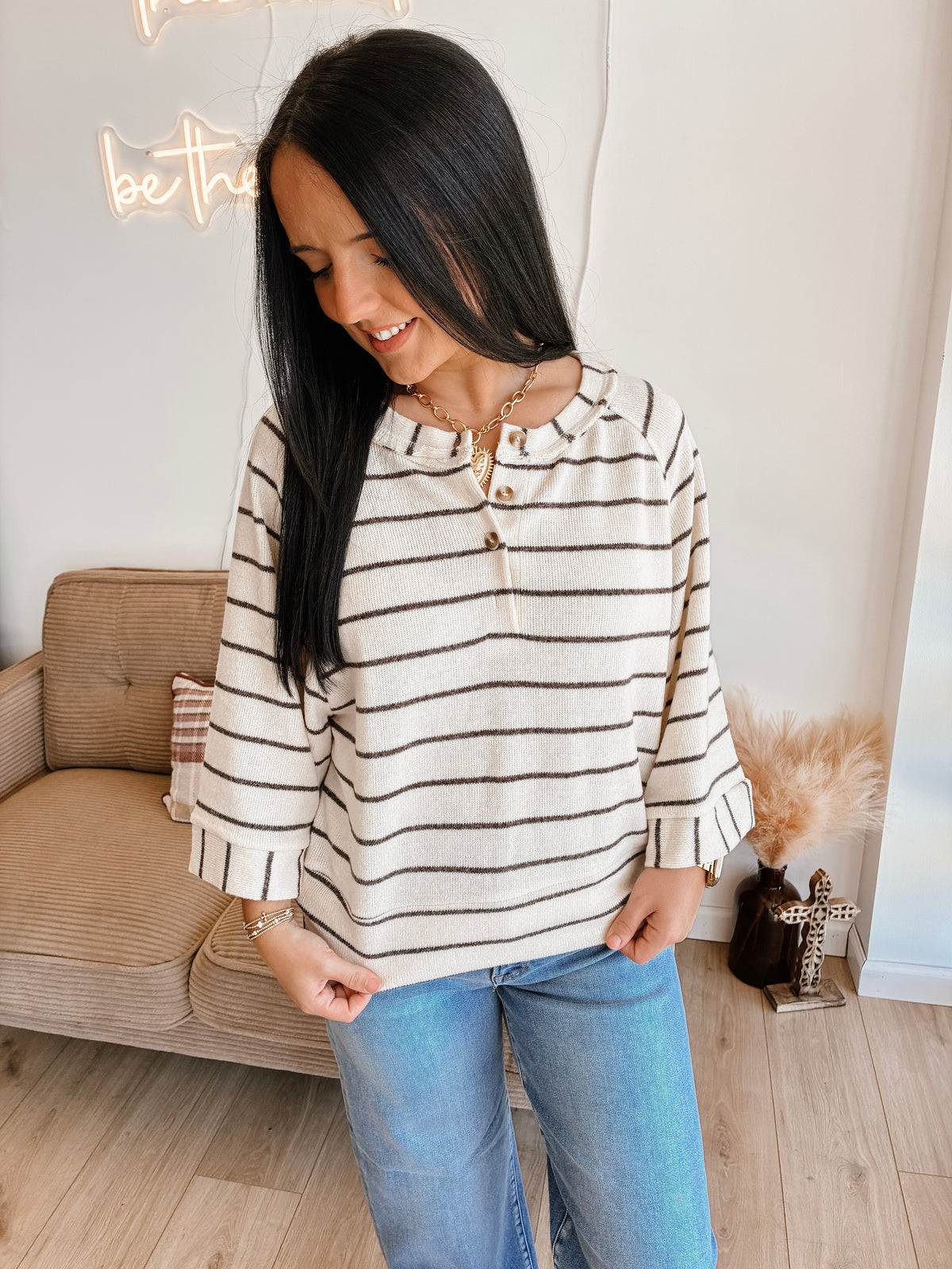 Wonder When Boxy Knit Top