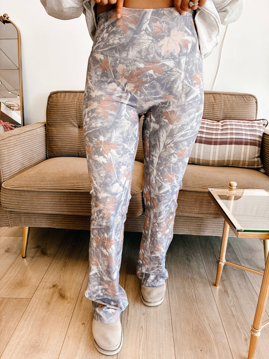 Timber Haze Sculpt Flare Leggings