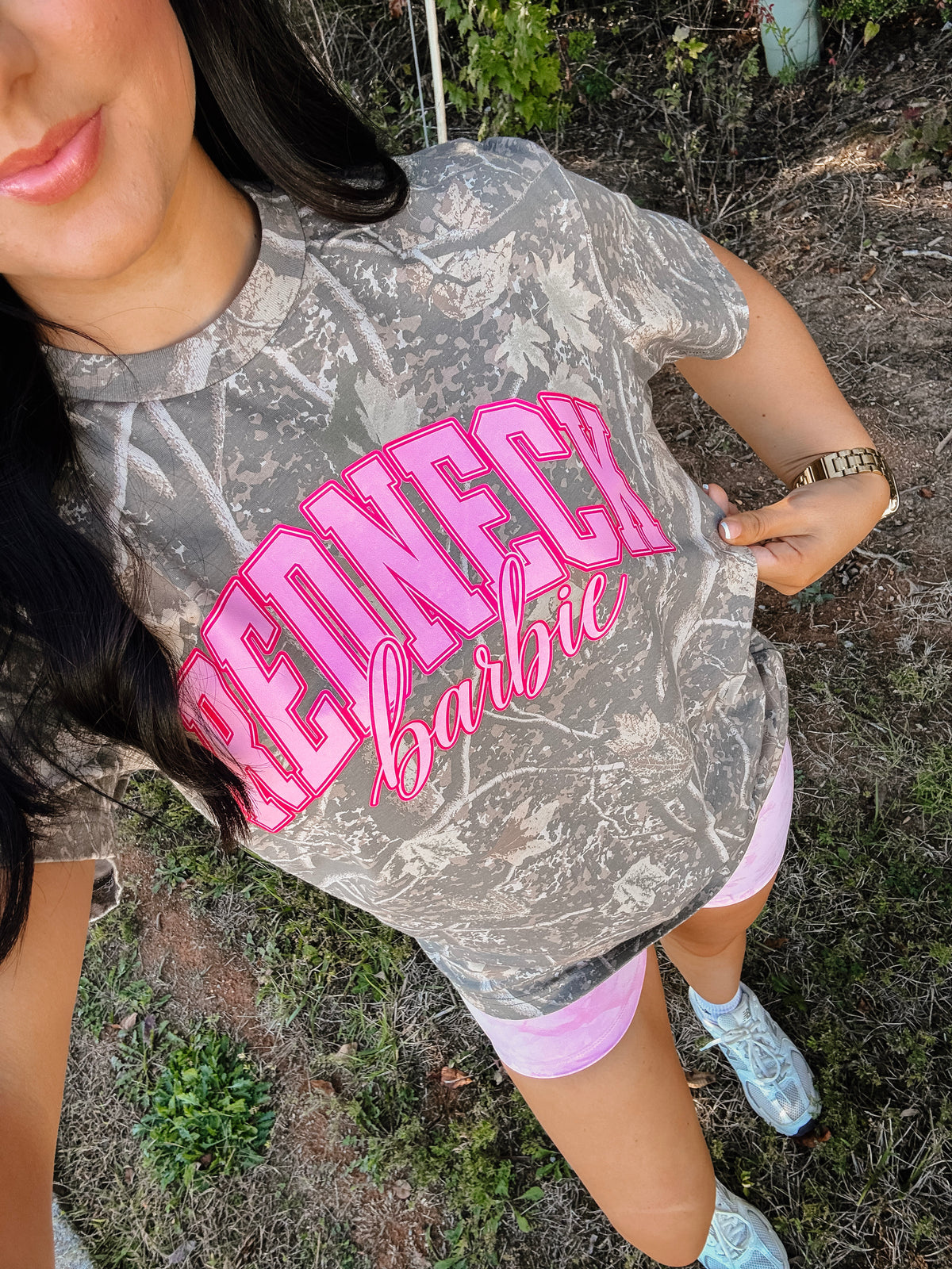 Redneck Barbie Camo Tee