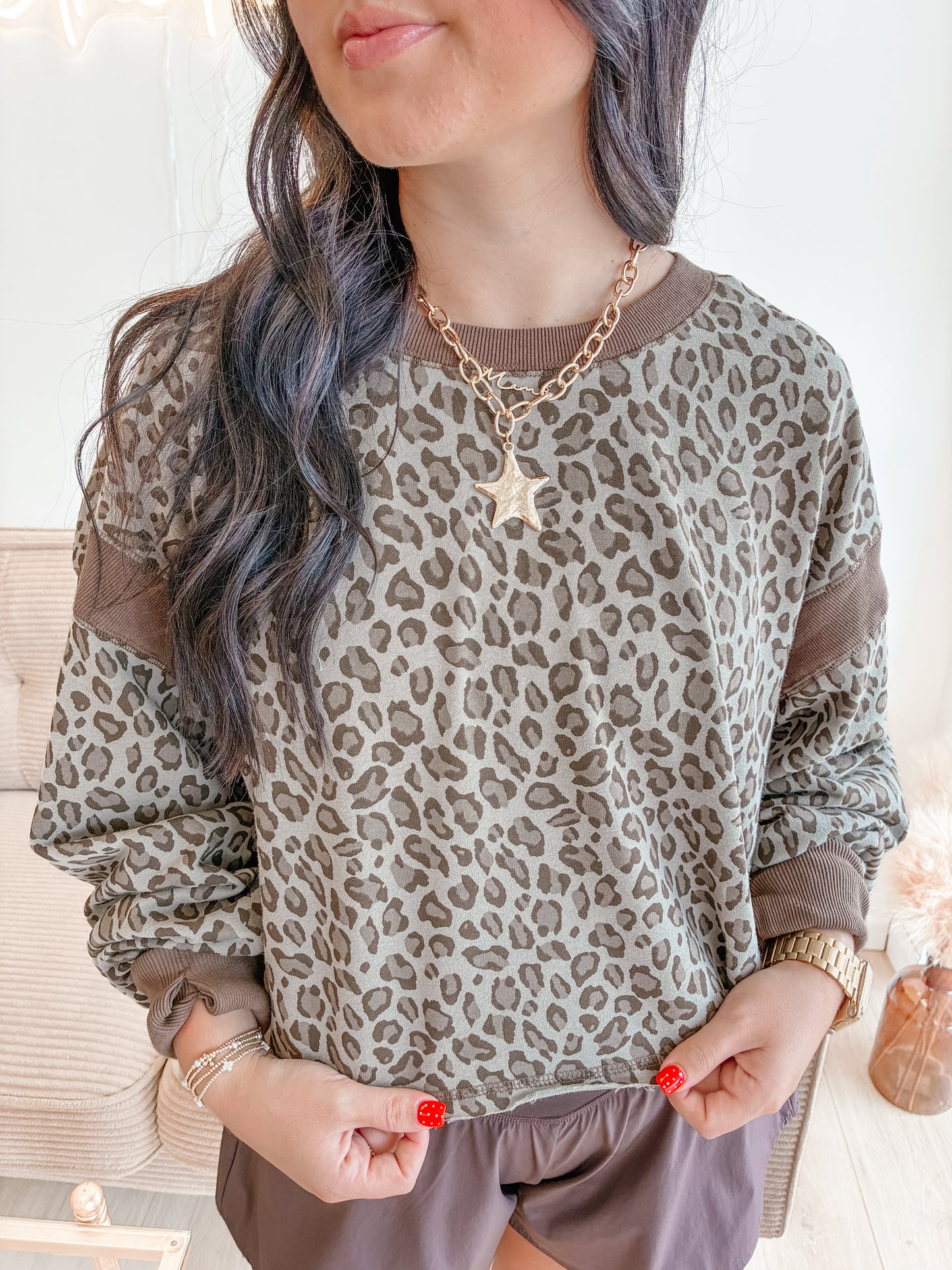 In the Wild Open Back Top (Brown)