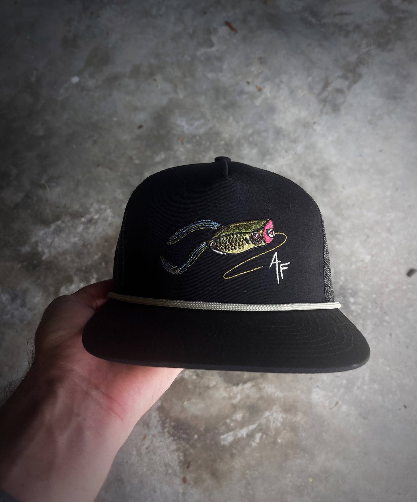 Frog - All Black Rope Hat