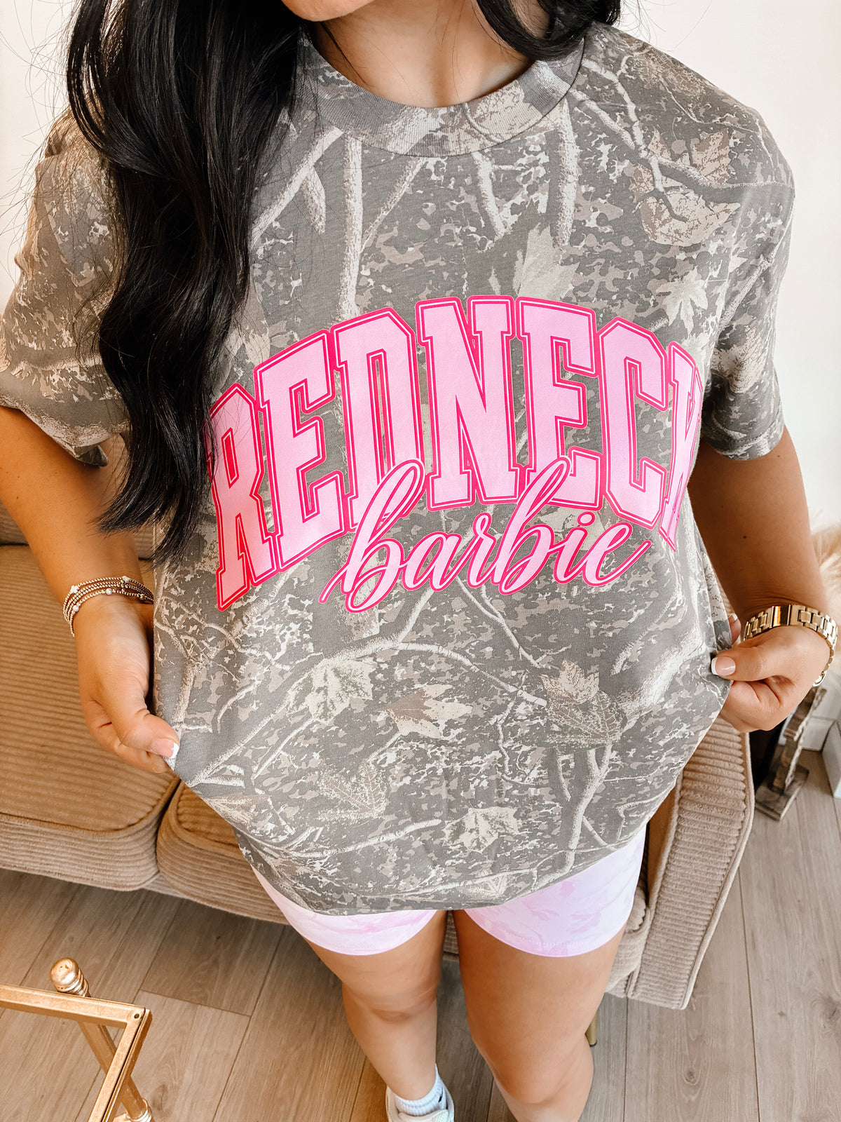 Redneck Barbie Camo Tee