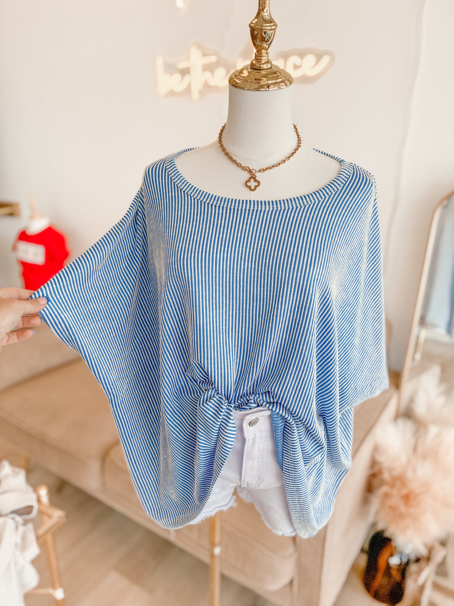 Skies & Freedom Ribbed Top