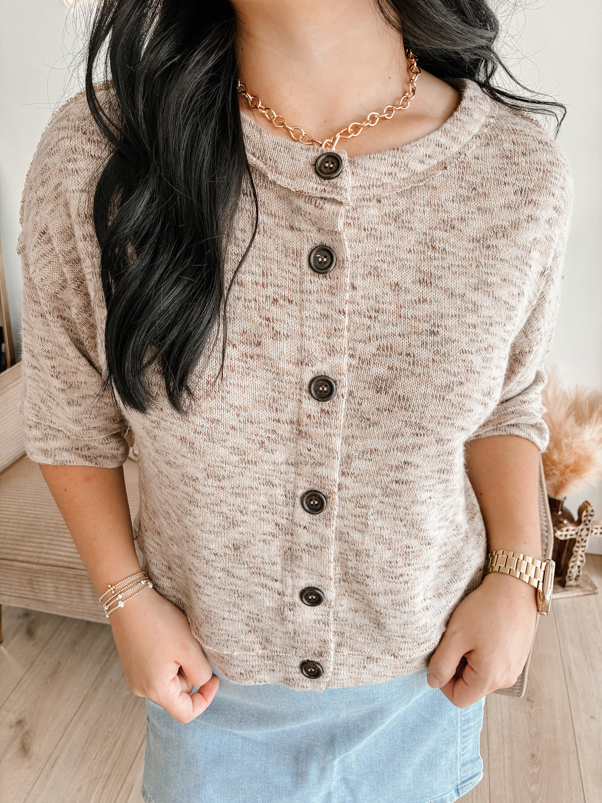 Mocha Muse Cardigan
