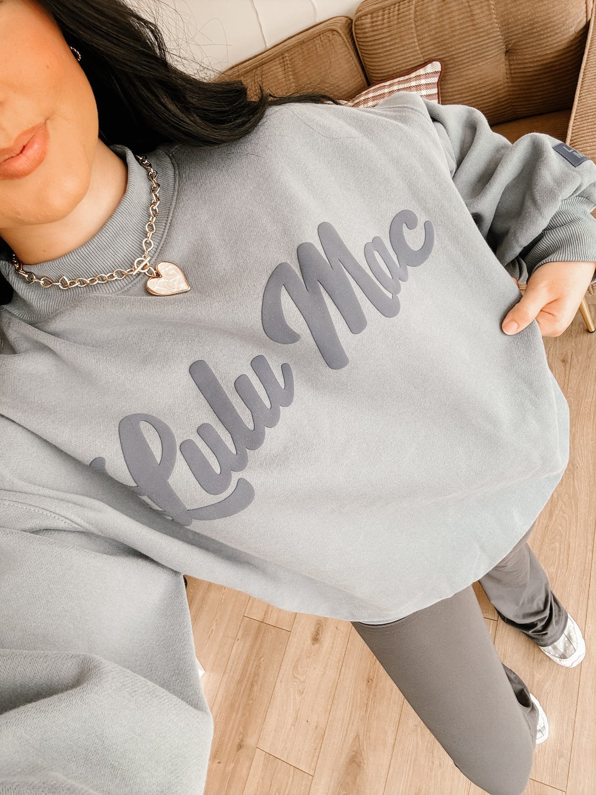 Blue Script LULUMAC Sweatshirt