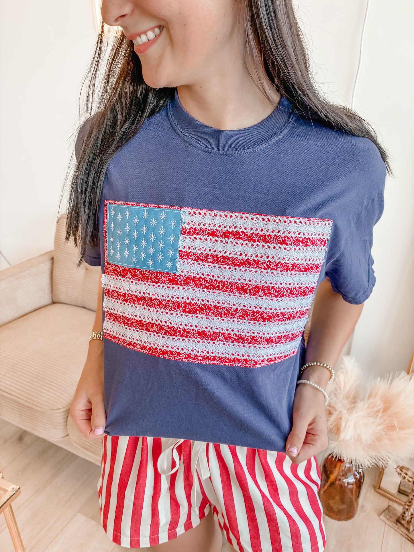 Crochet Flag CC Tee