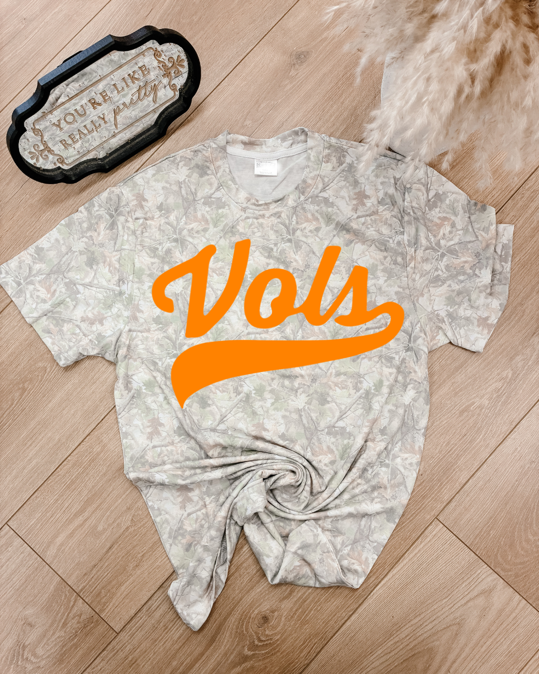 Camo Leaves Vols Adult Tee **PRE-ORDER**