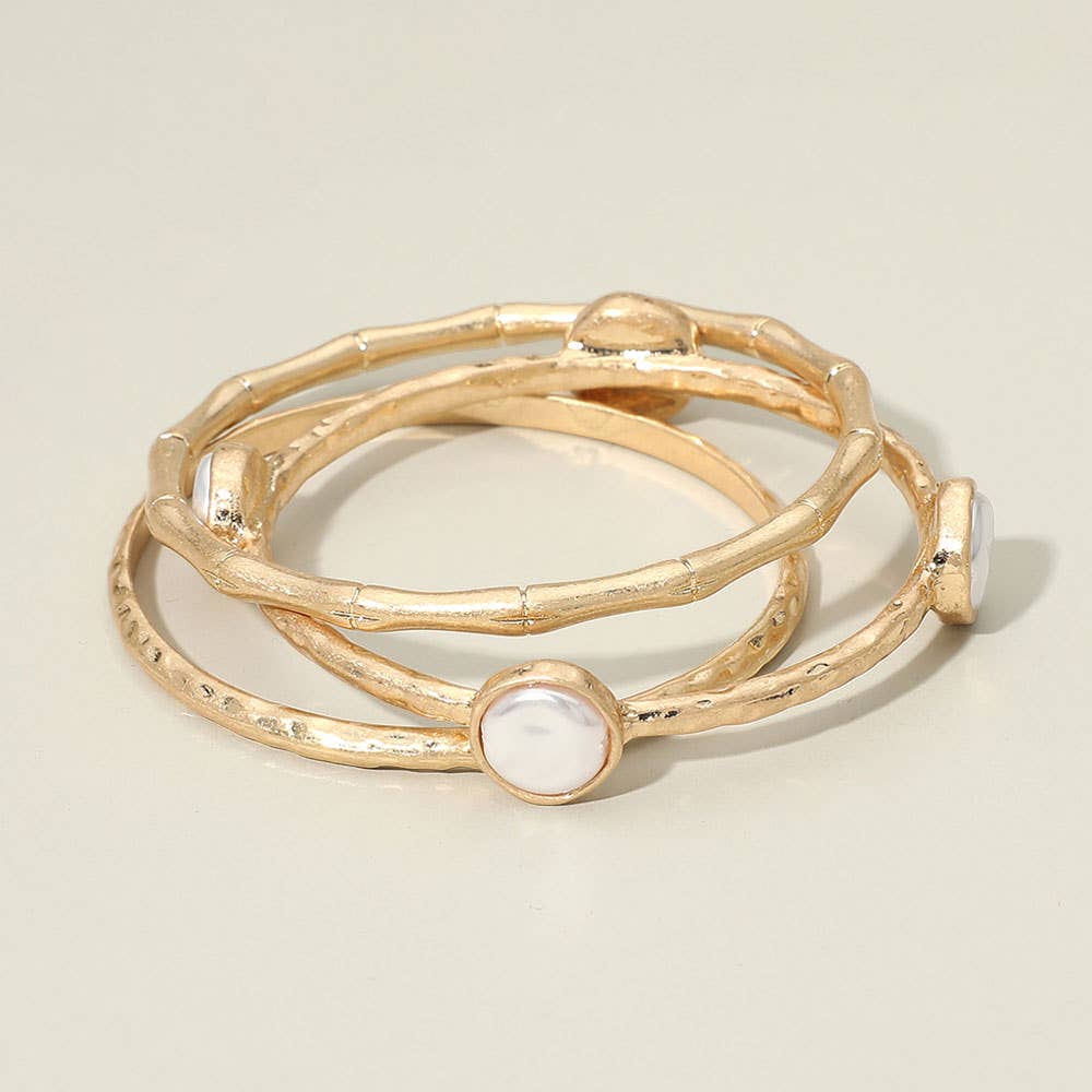 Disc Multi Bangle Bracelet
