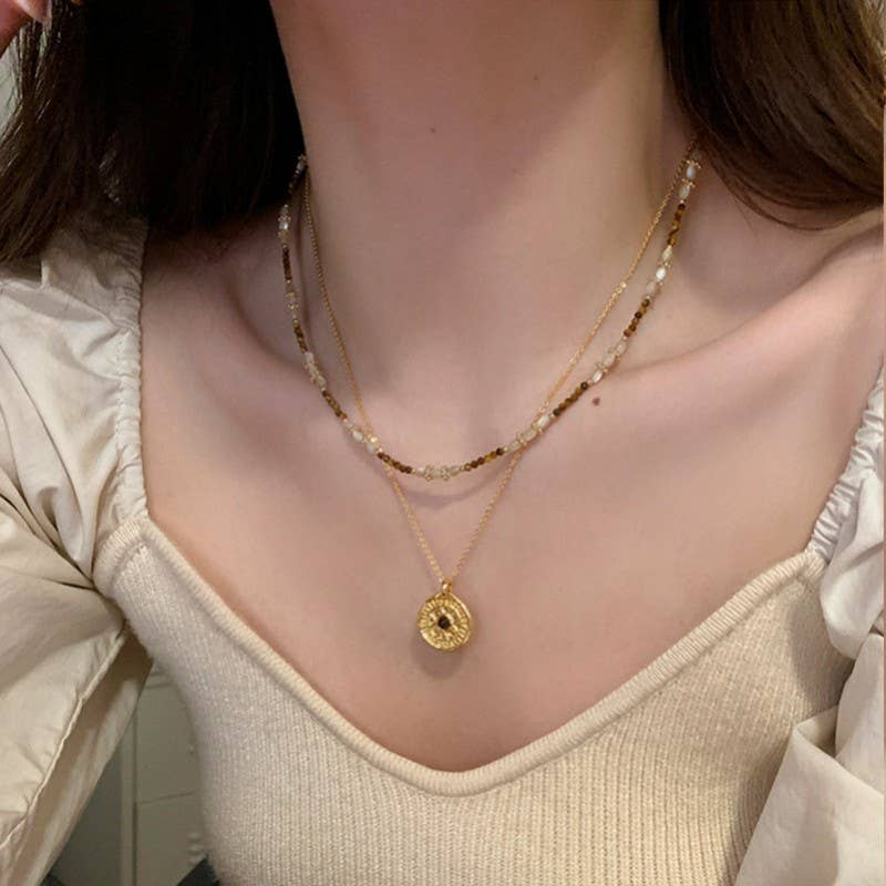 Coin Charm Necklace