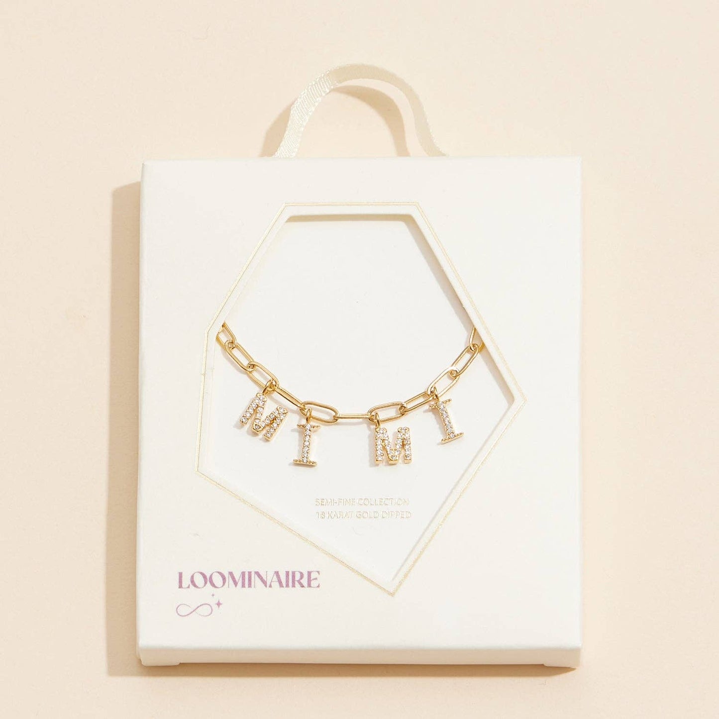 Sparkling "MIMI" Gold Necklace