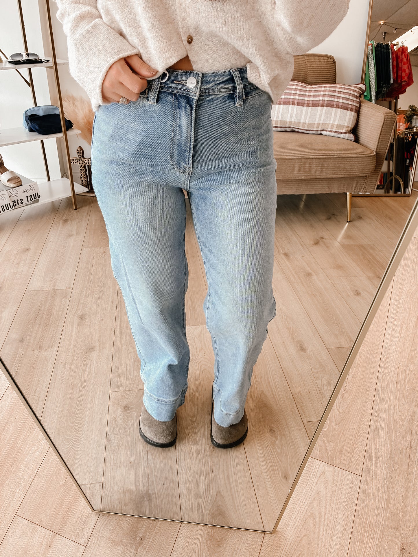 Blair Crop Wide Jeans - RISEN