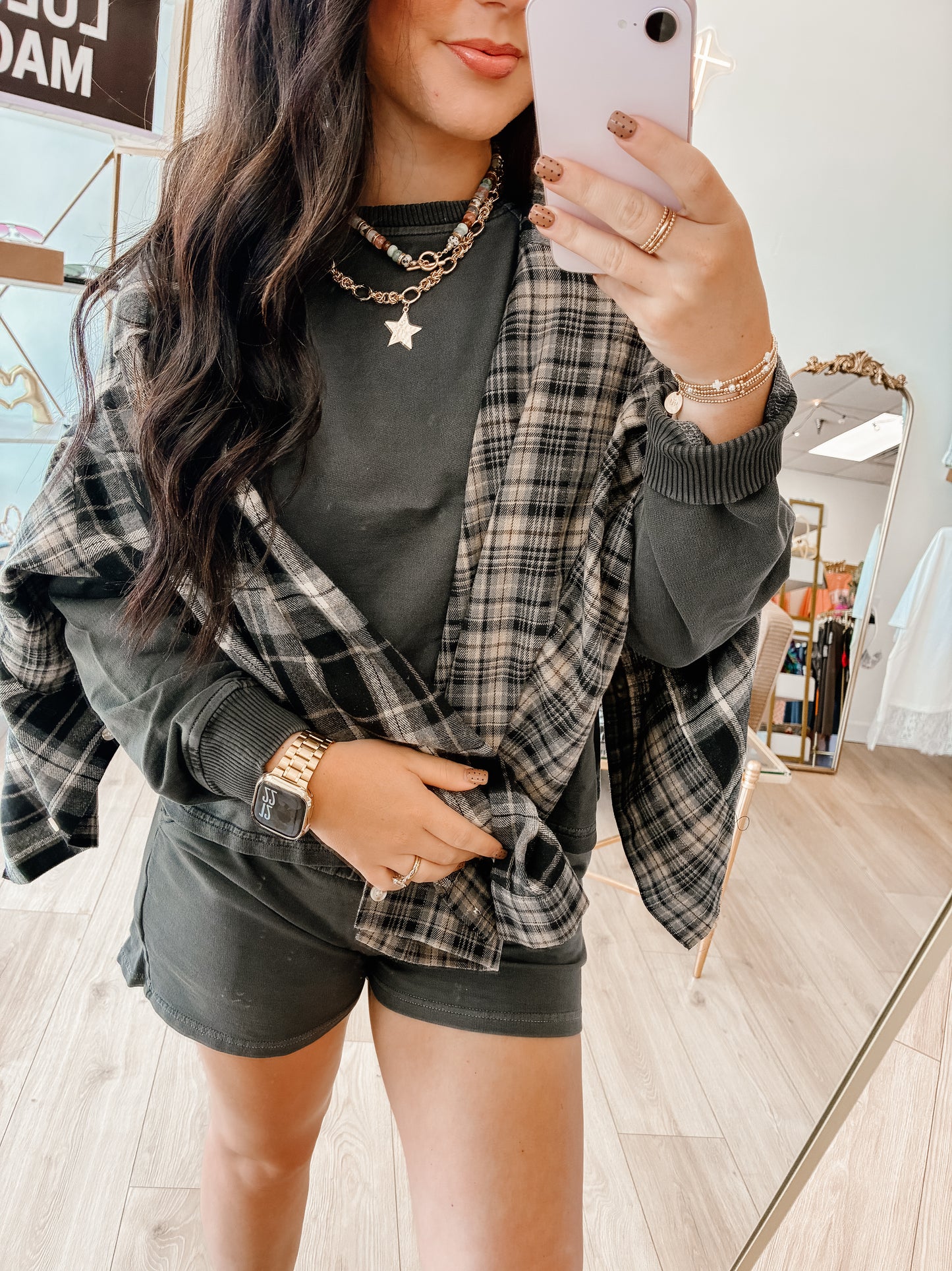 Pretty Pigment Short Set - Black