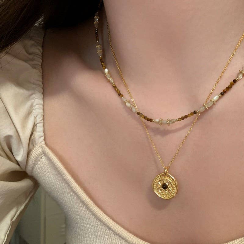 Coin Charm Necklace