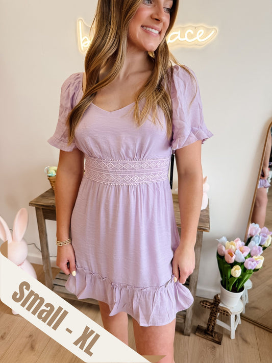 Mila Orchid Mini Dress