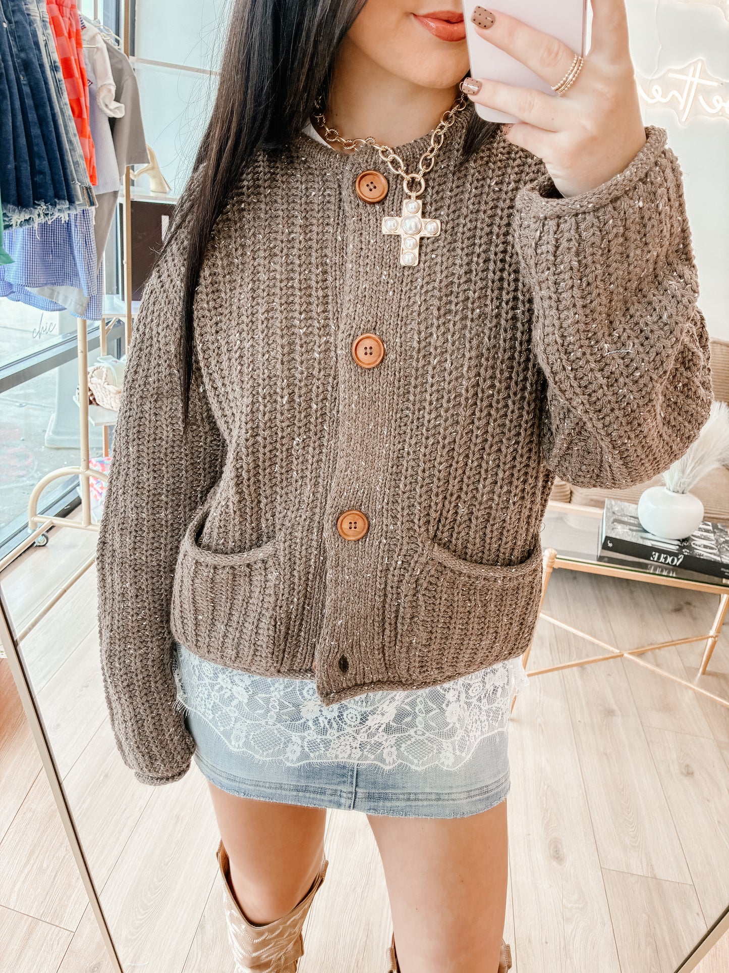 Gravy Baby Knit Button Cardigan