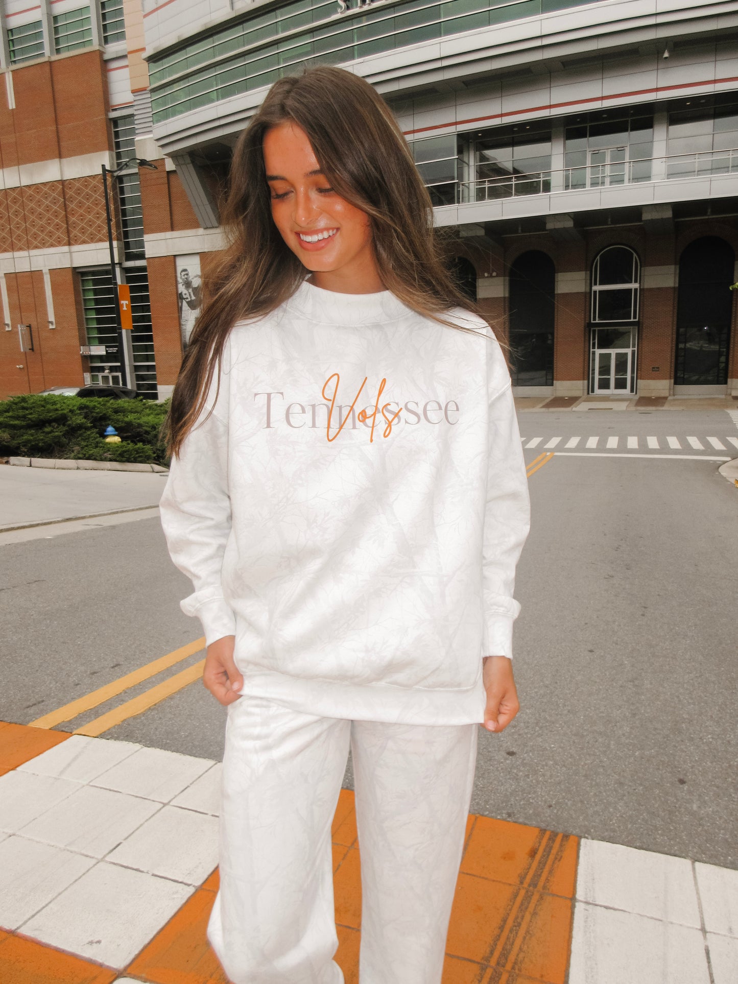 TN Vol Camo Mockneck
