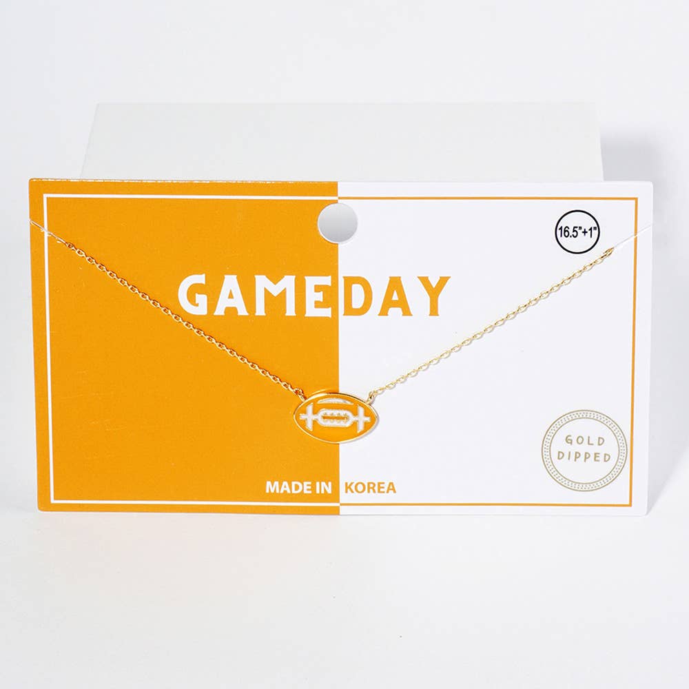 TN Football Pendant Necklace