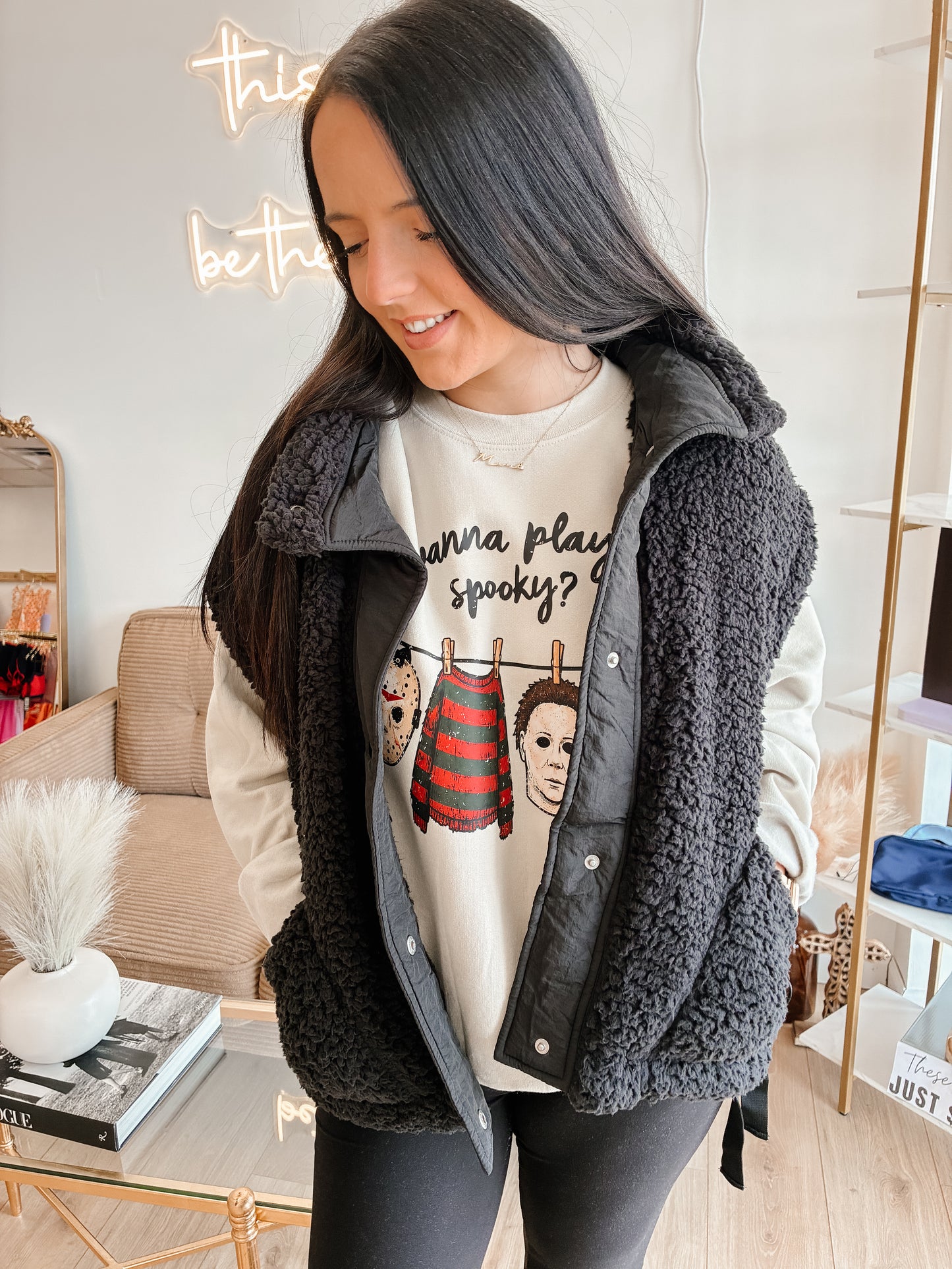 Play Spooky Crewneck