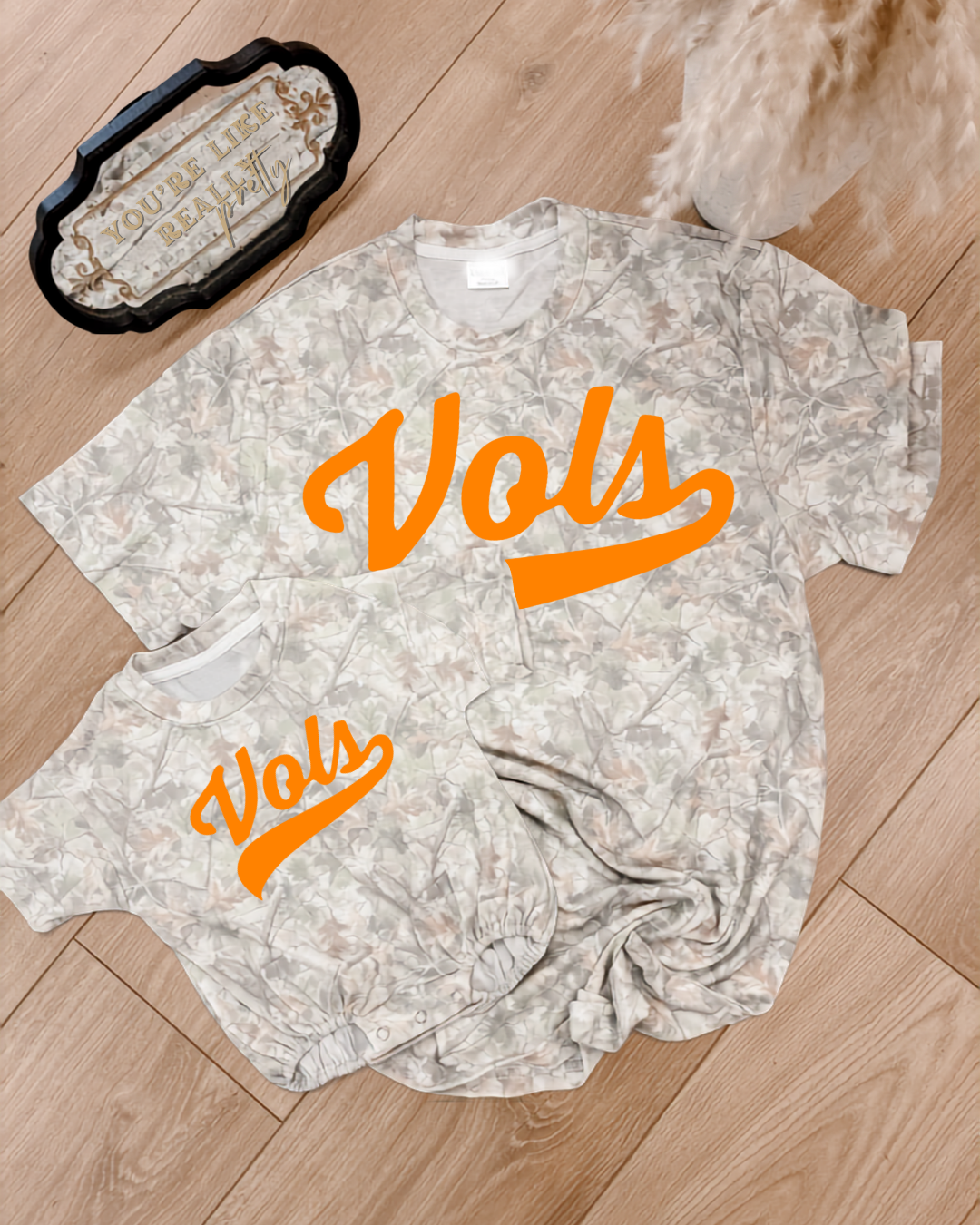 Camo Leaves Vols Adult Tee **PRE-ORDER**