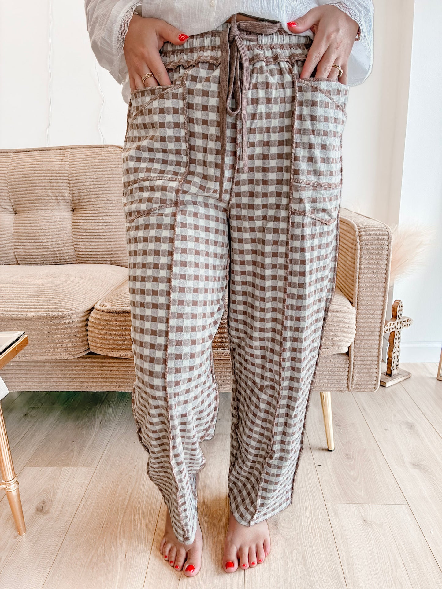 Harvest Season Barrel Knit Pants