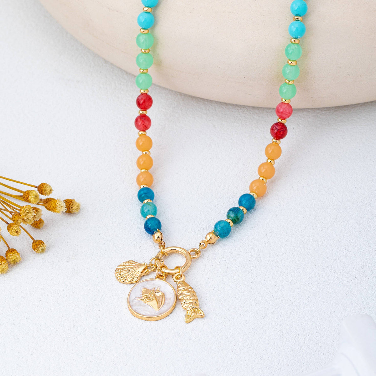 Rainbow Fish Necklace