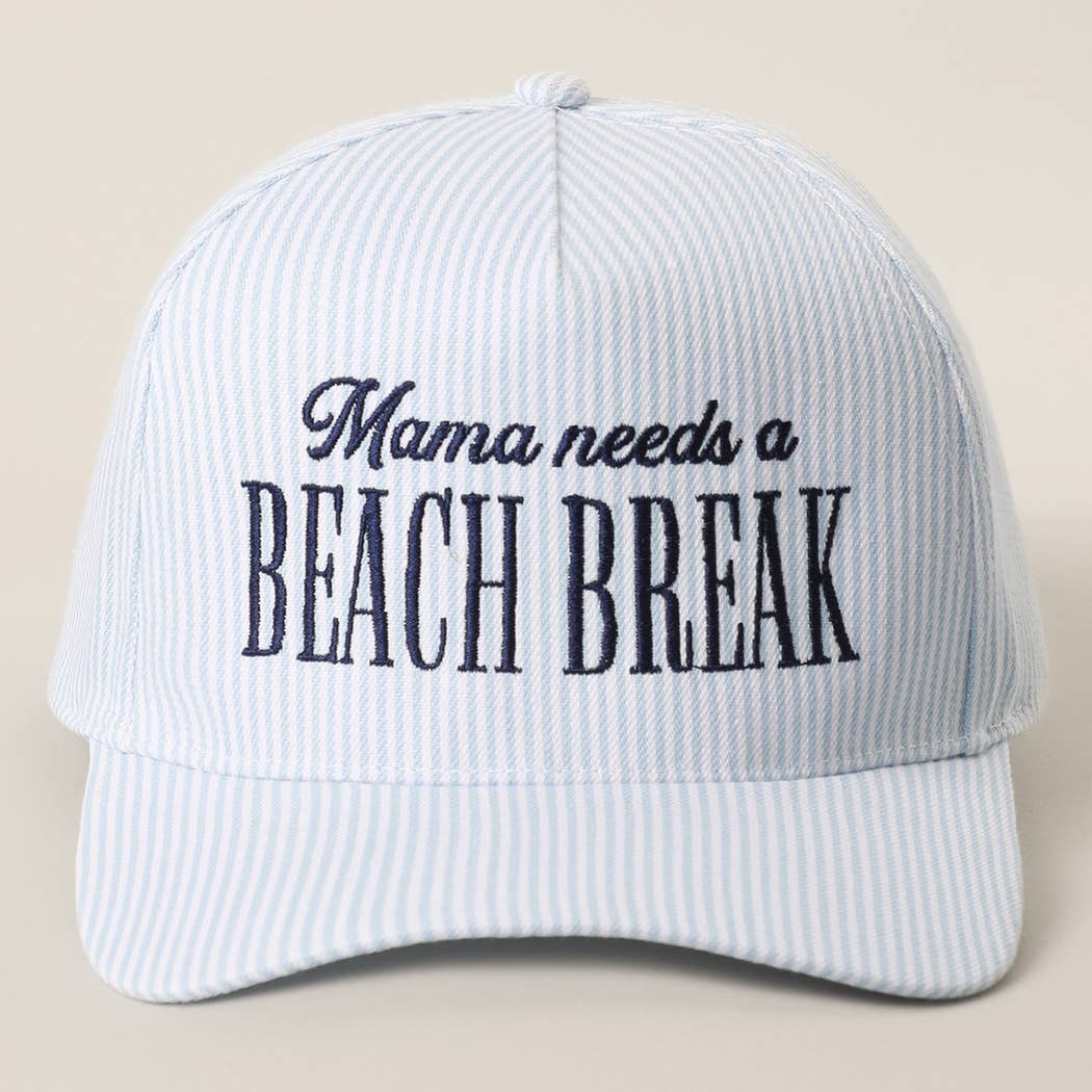 MAMA NEEDS A BEACH BREAK Trucker Hat