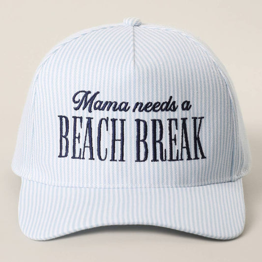 MAMA NEEDS A BEACH BREAK Trucker Hat