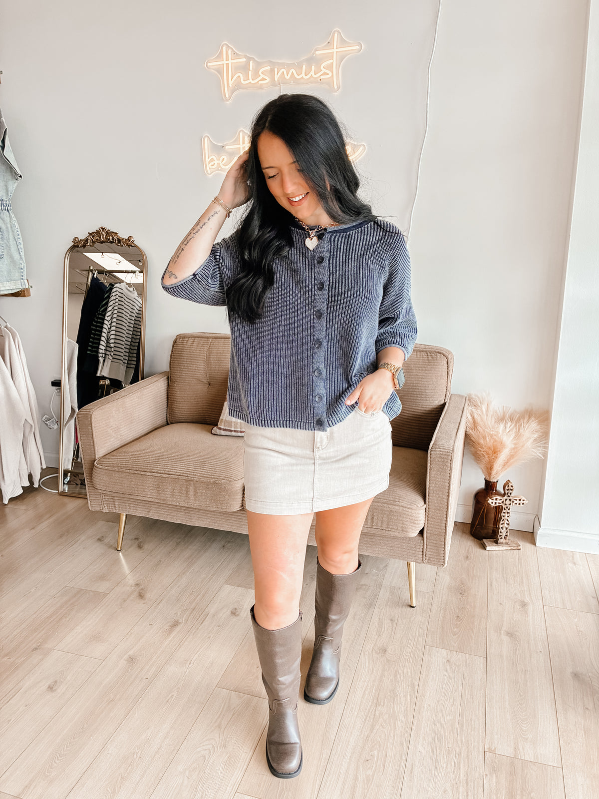 Northern Star Button Cardigan