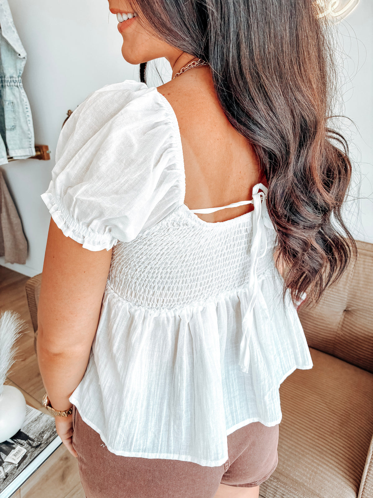 Coconut Cream Blouse