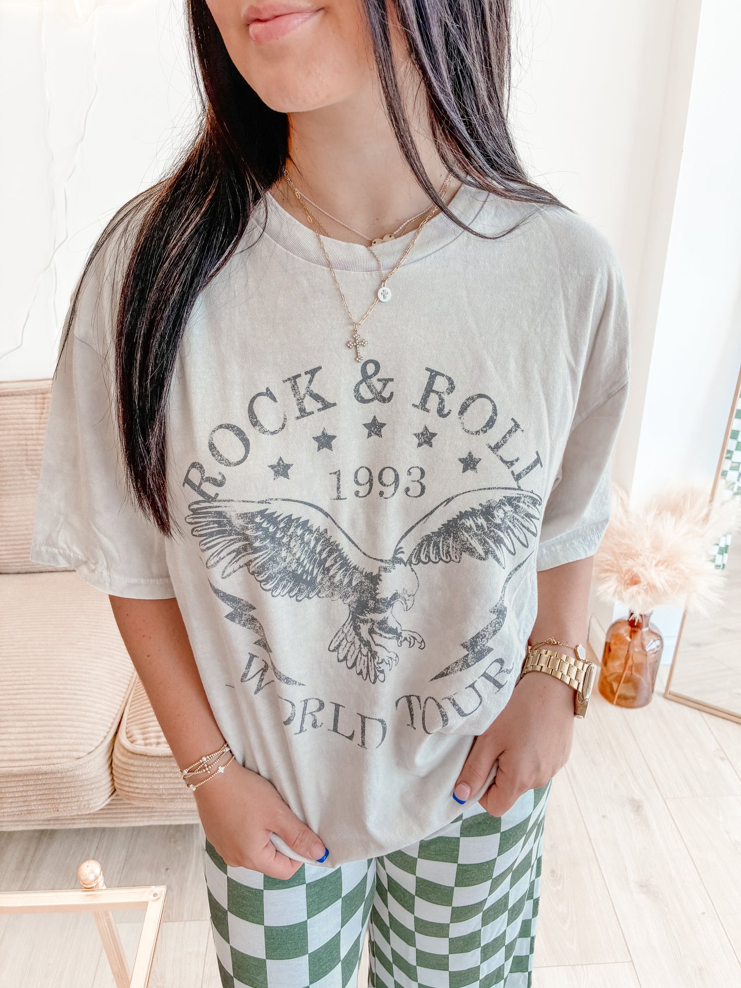 Arena Nights Graphic Top