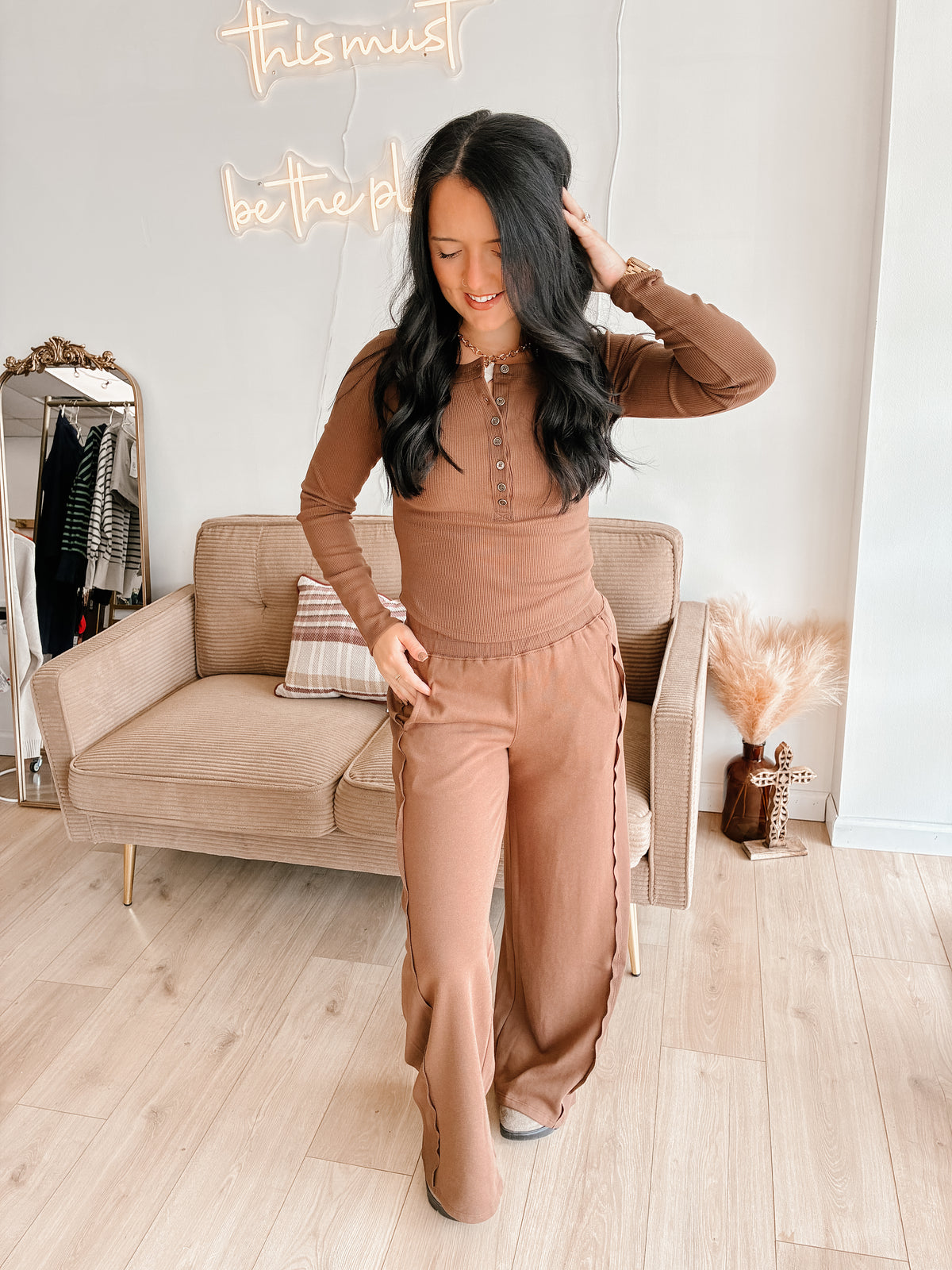 Staycation Lounge Set - Brown