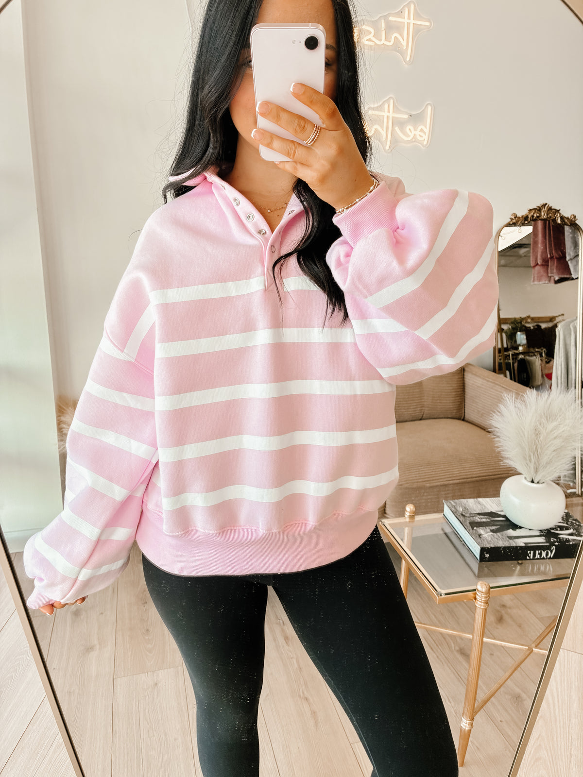 Addison Stripe Pullover