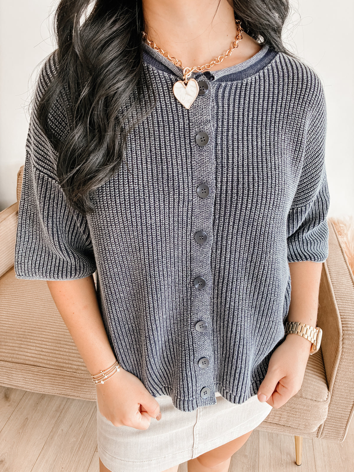 Northern Star Button Cardigan
