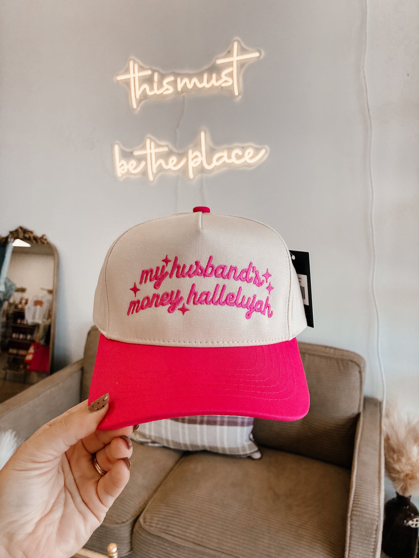 Husband's Money Hallelujah Hat