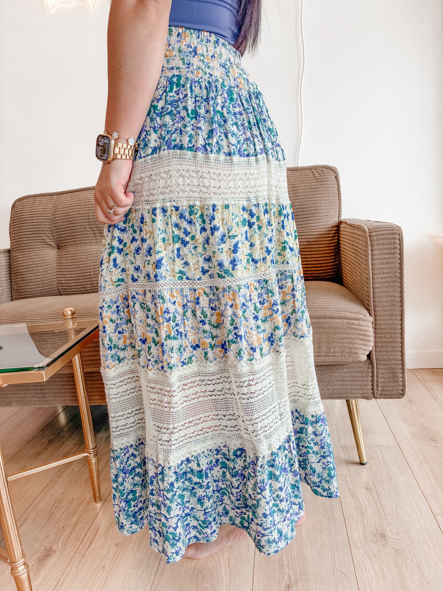 Southern Tea Midi Skirt