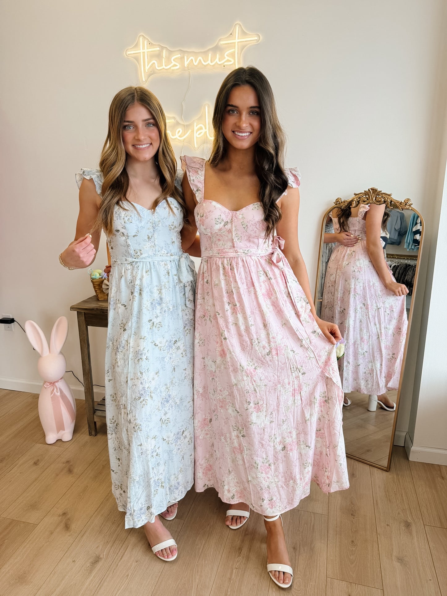 Luna Light Blue Maxi Dress