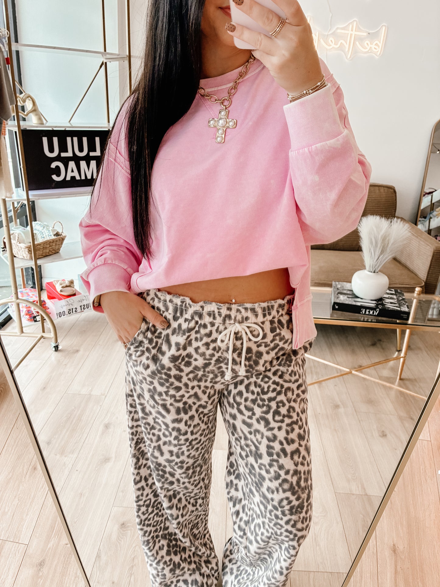 Burnbook Side Slit Sweatshirt