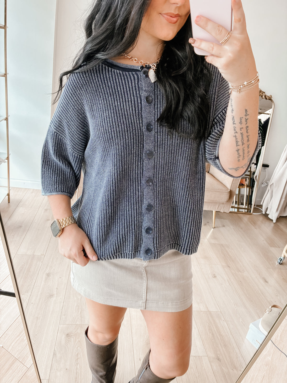 Northern Star Button Cardigan