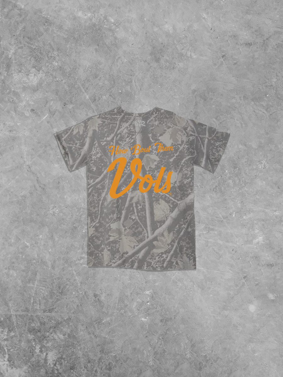 How 'Bout Them Vols Camo Cotton Tee