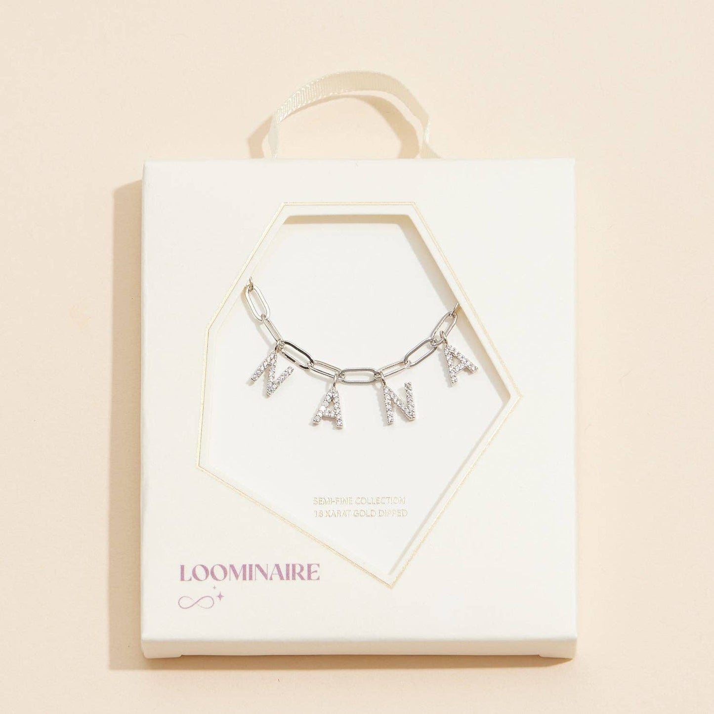 Sparkling "NANA" Gold Necklace