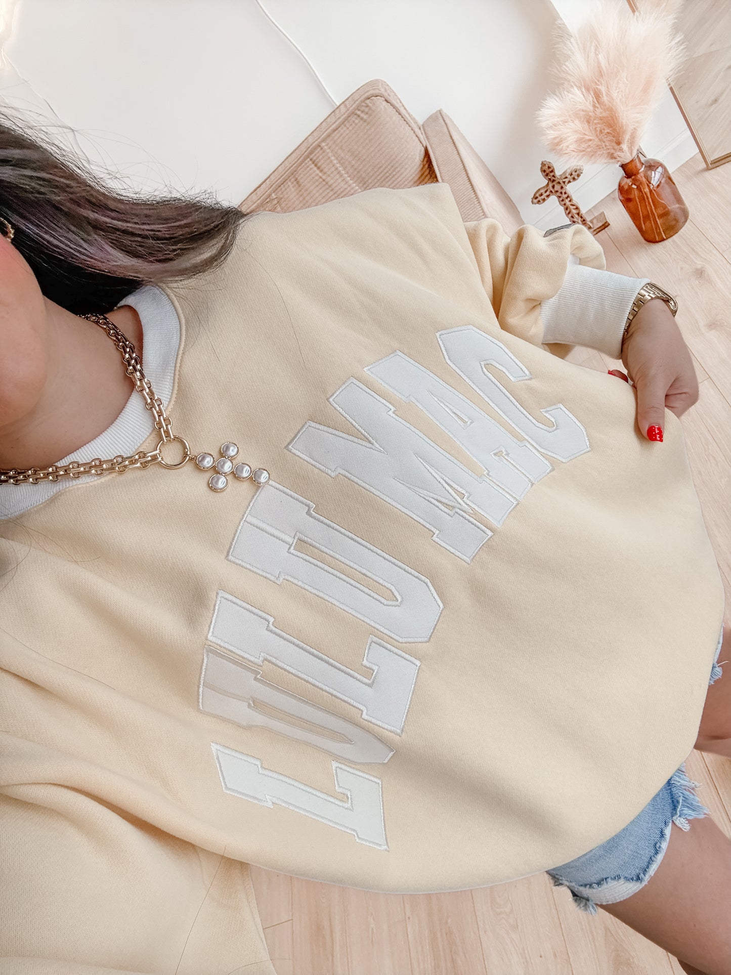 Butter Color-Block LULU MAC Sweatshirt