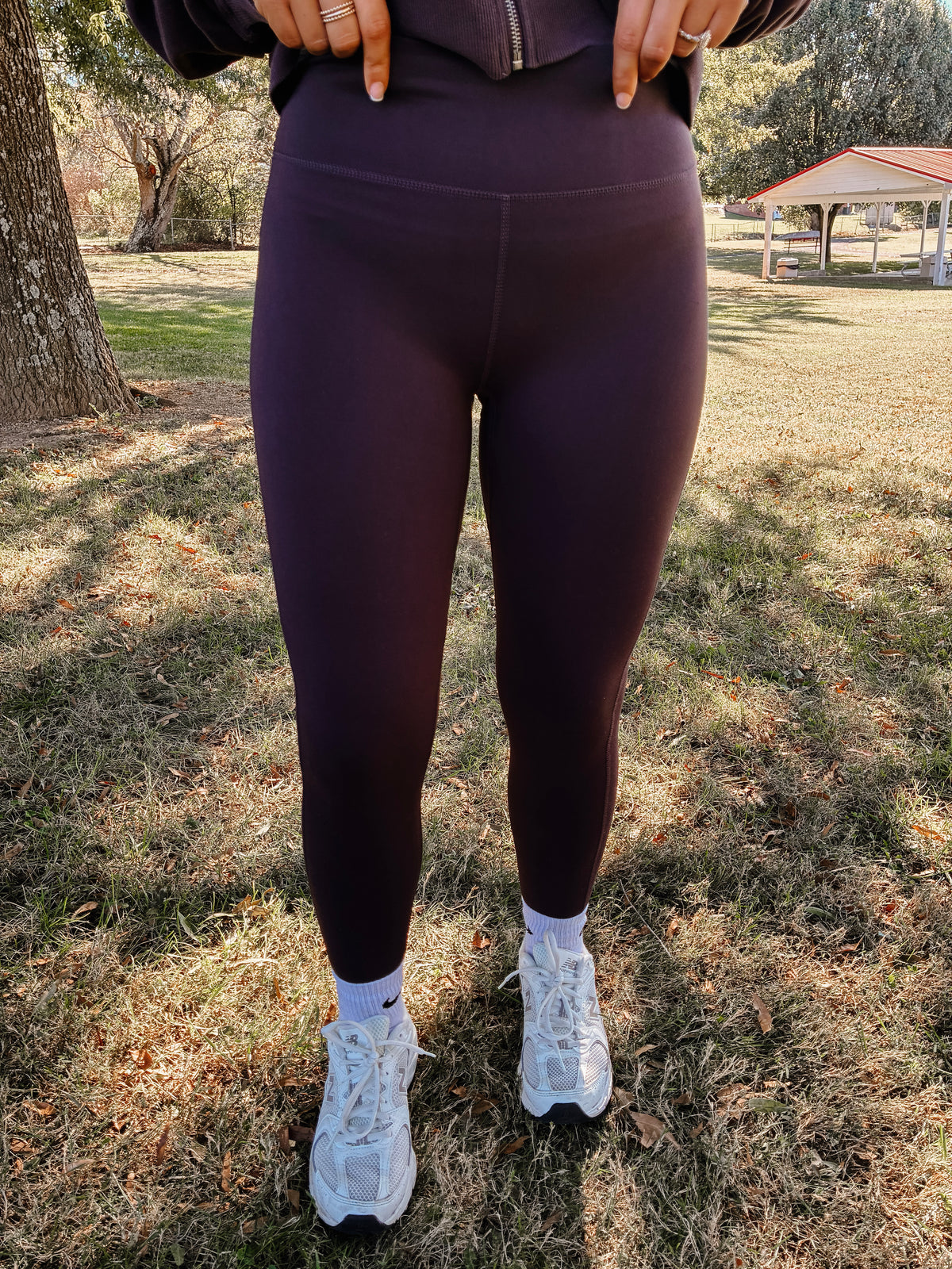 Coffee Bean Scrunch Leggings